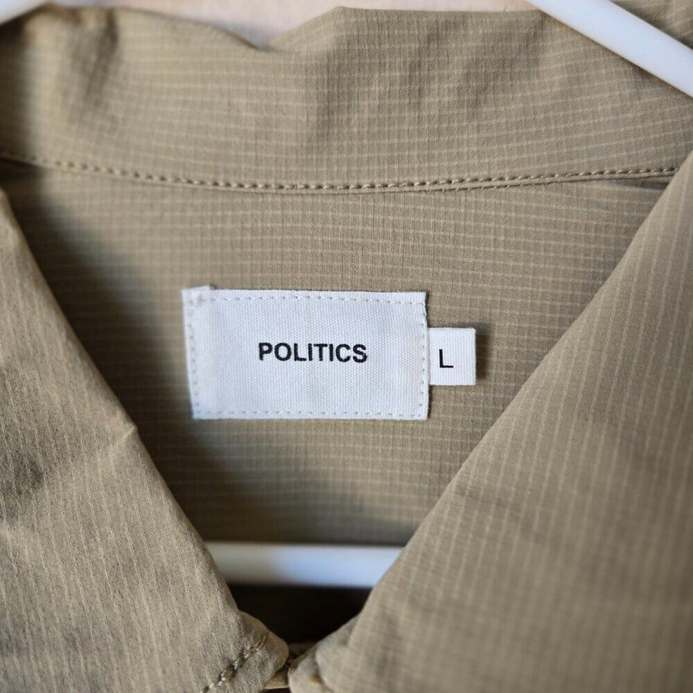 Politics Augustus Bomber Jacket Men's Size Large - Picture 3 of 4
